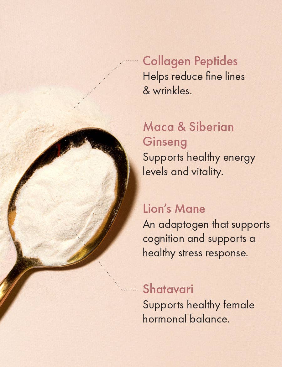 Glow Up AM Collagen Powder - Unflavored